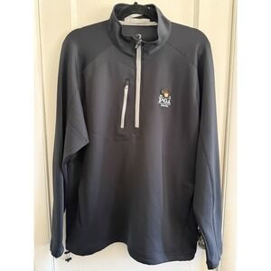 ZERO RESTRICTION 1/4 Zip Pullover Sweatshirt OAK HILL PGA 2023 GOLF  XL Black